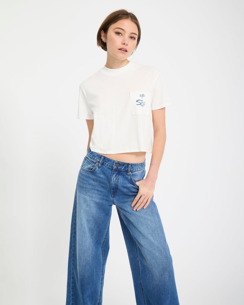 Camiseta Pocket Dial - Vintage White