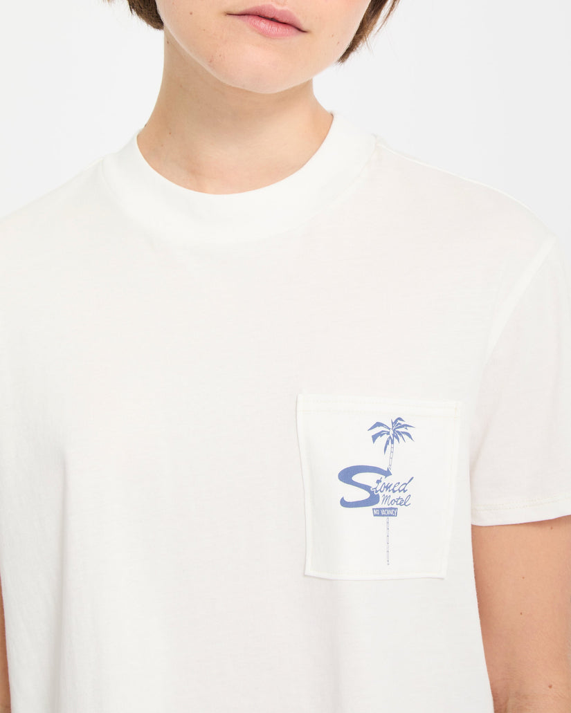 Camiseta Pocket Dial - Vintage White