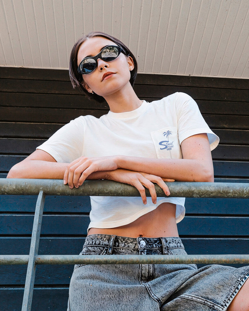 Camiseta Pocket Dial - Vintage White
