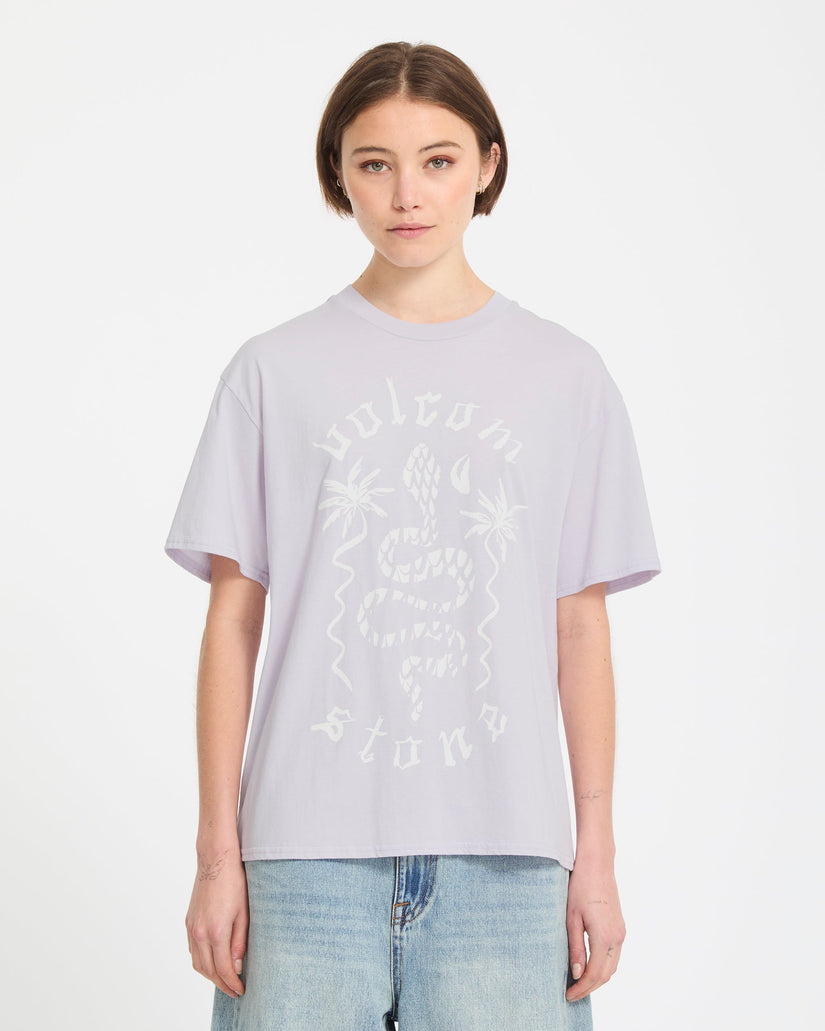 Camiseta Burnout Boyfriend - Dusty Lavender
