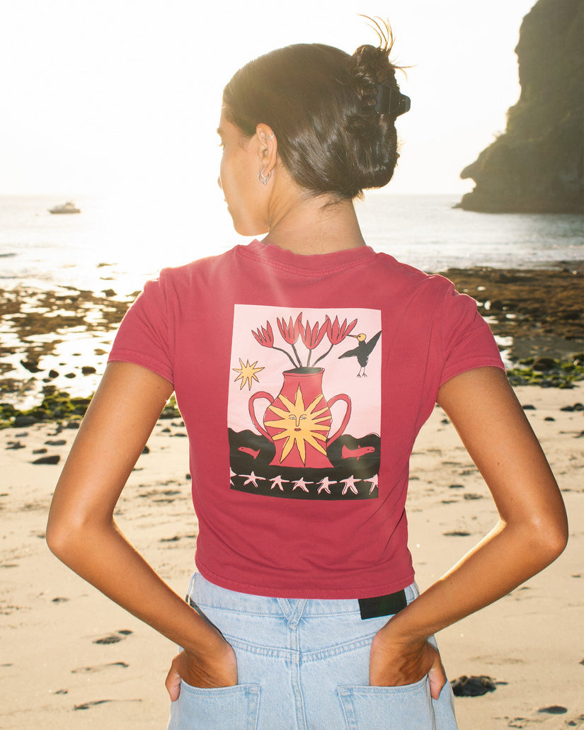 Camiseta Moove On - Deep Red