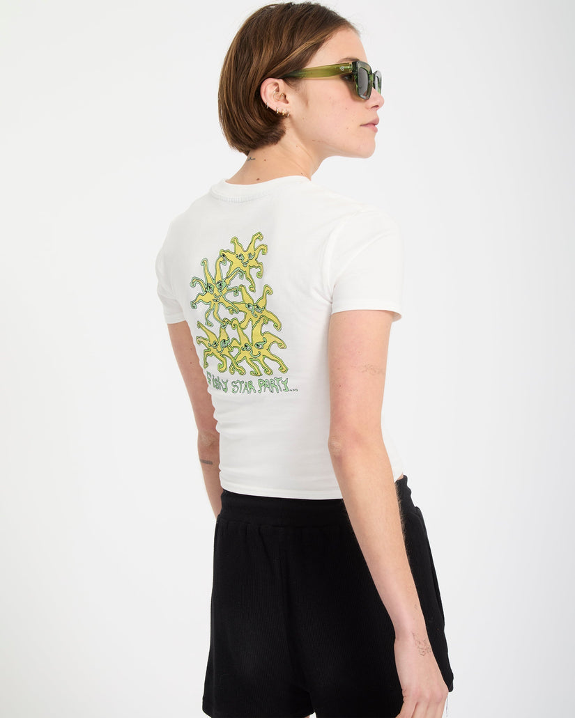 Camiseta Moove On - Vintage White