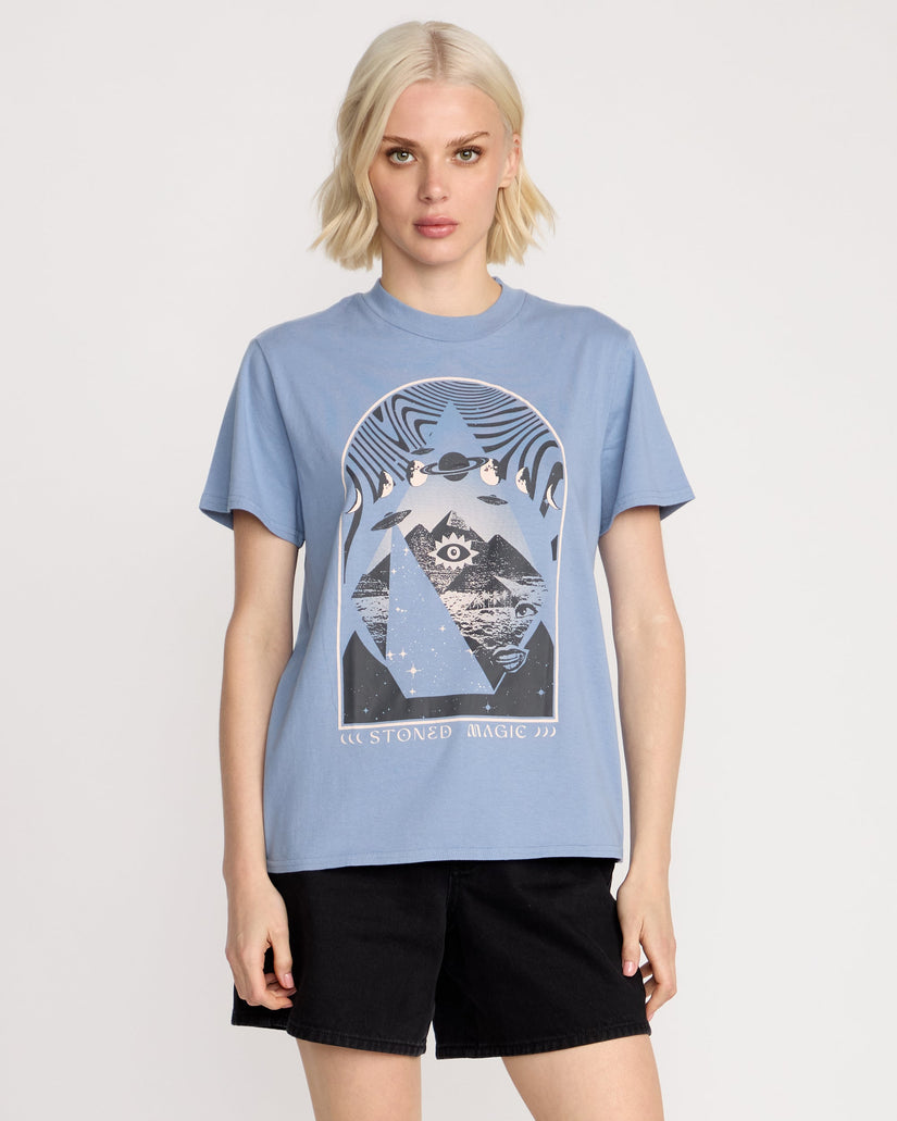Camiseta Lock It Up - Carolina Blue