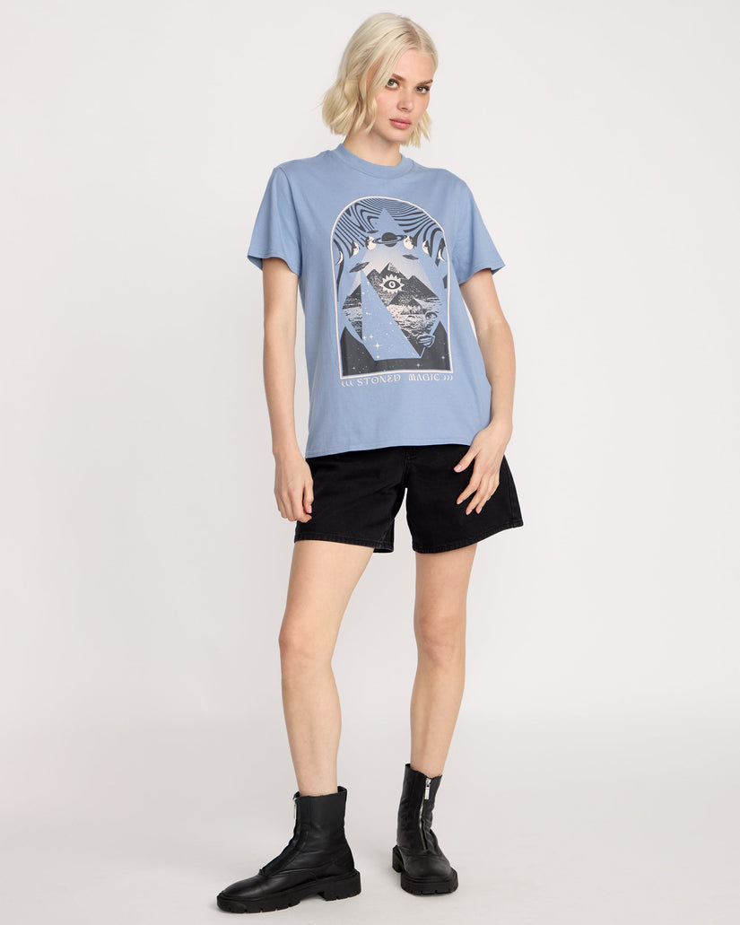 Camiseta Lock It Up - Carolina Blue