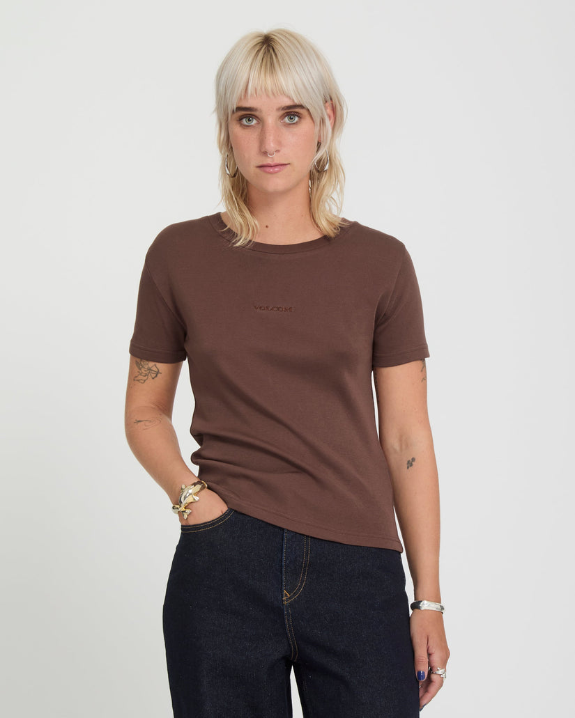 Camiseta Volcom Stone Tight - Tobacco Brown