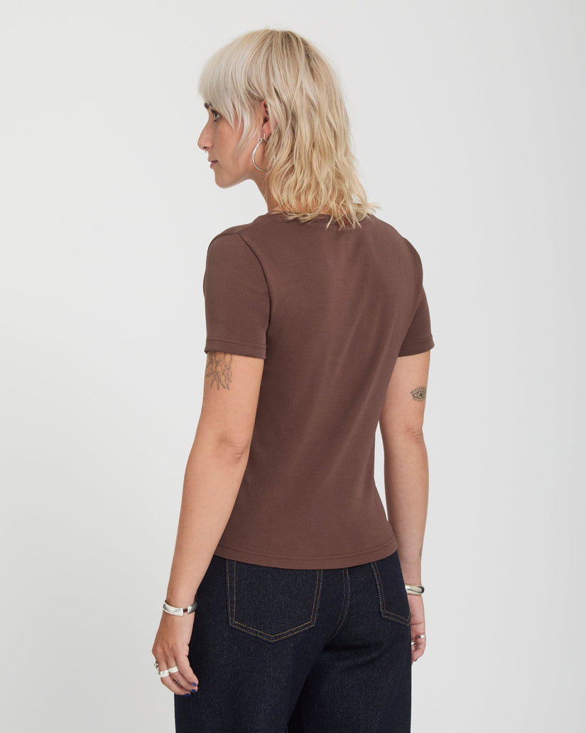 Camiseta Volcom Stone Tight - Tobacco Brown
