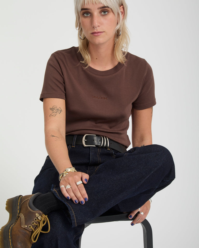Camiseta Volcom Stone Tight - Tobacco Brown