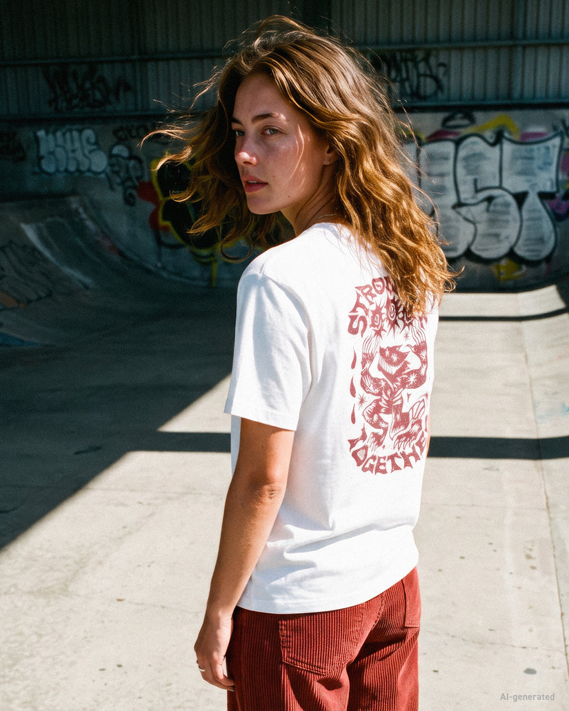 Camiseta Radical Daze Up - White
