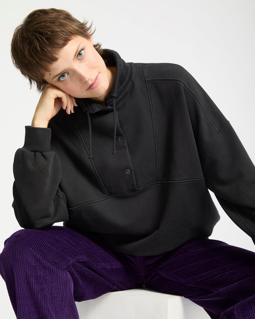 Sudadera Reetrostone - Vintage Black