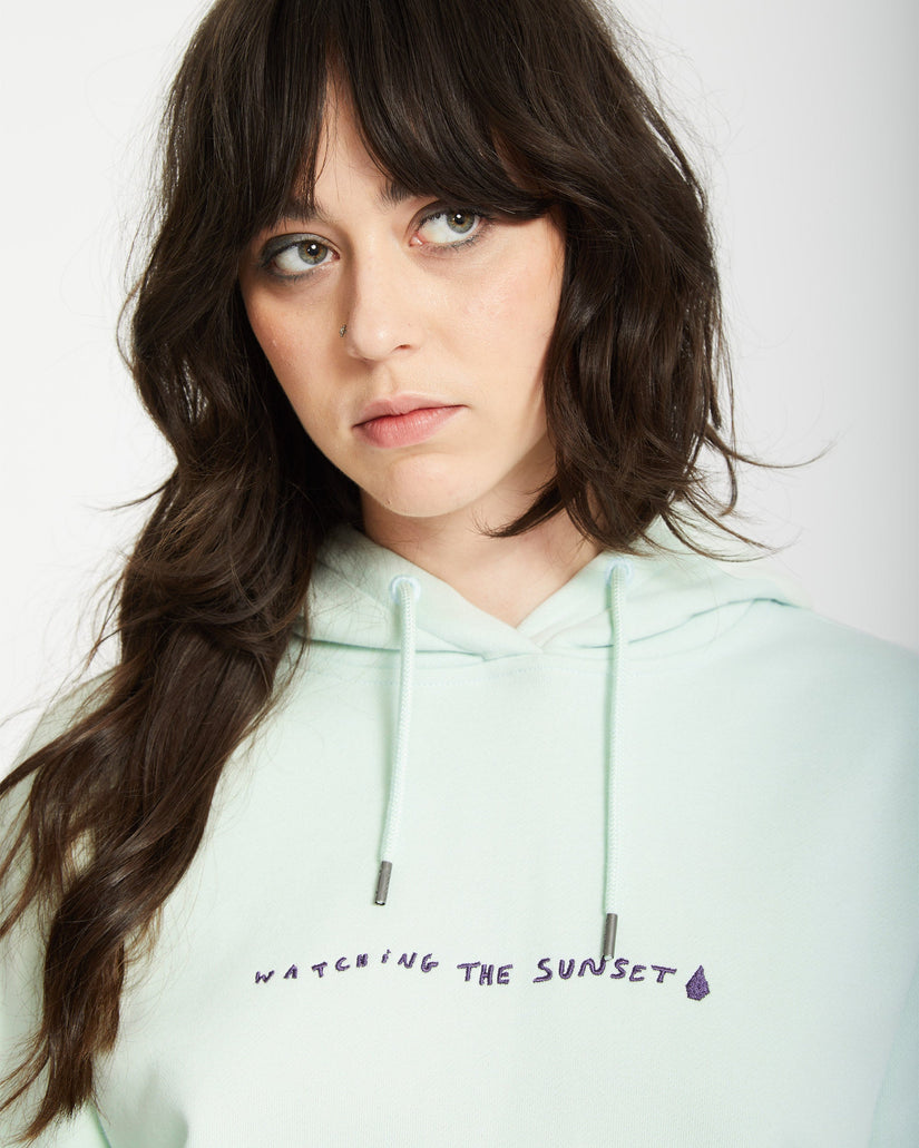 Sudadera con capucha Flowish- CLOUD BLUE