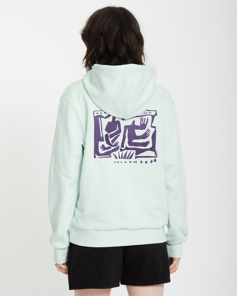 Sudadera con capucha Flowish- CLOUD BLUE