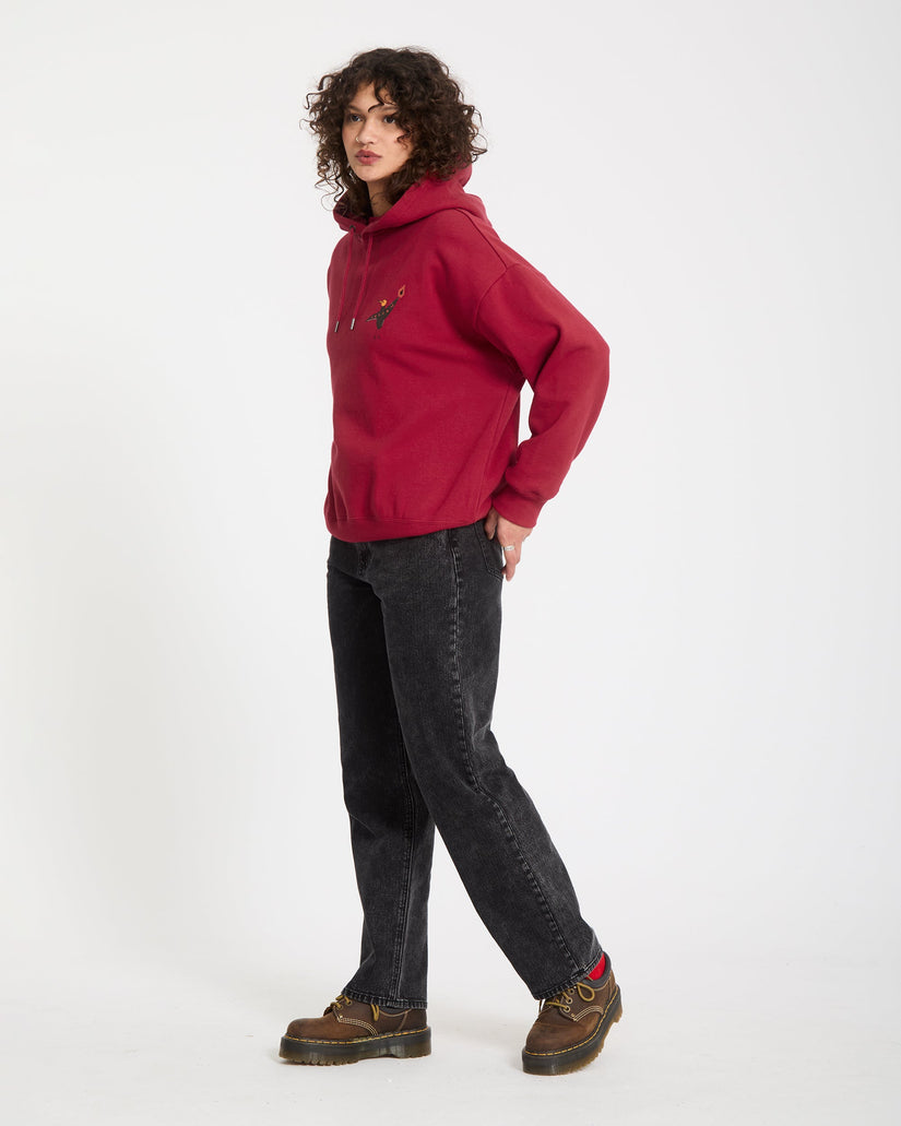 Sudadera con capucha Moove On - Deep Red