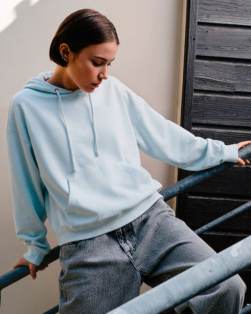 Sudadera con capucha Stone Soft - Light Blue Acid