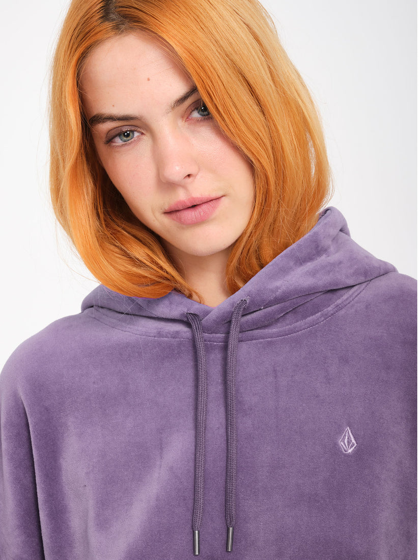 Sudadera con Capucha Stone Heart Up Velvet - Vintage Violet