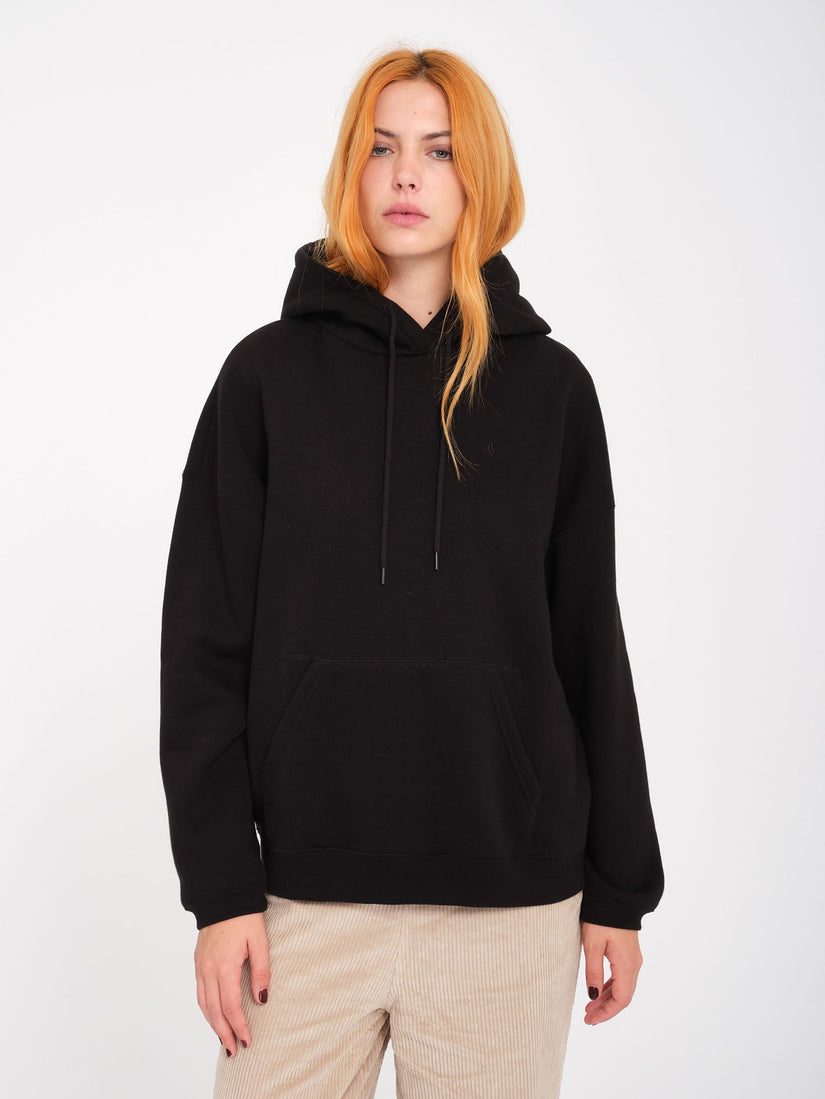 Sudadera con Capucha Stone Heart Up - Black