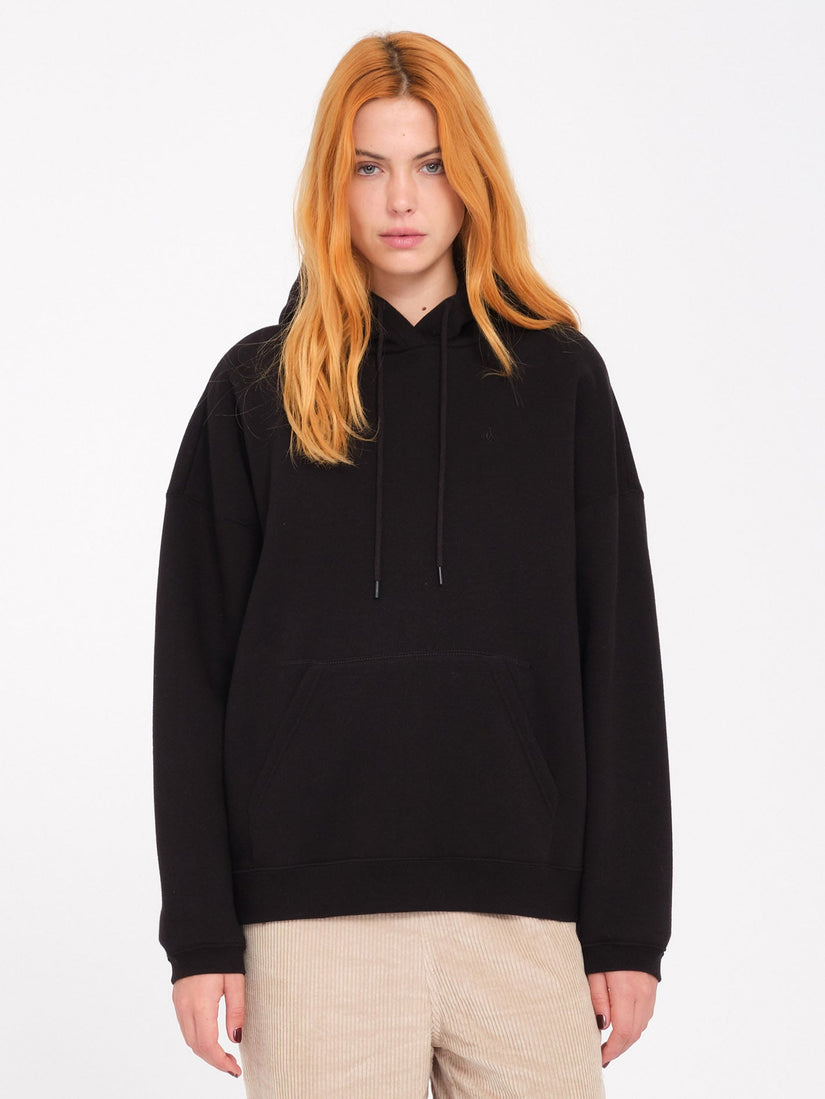 Sudadera con Capucha Stone Heart Up - Black