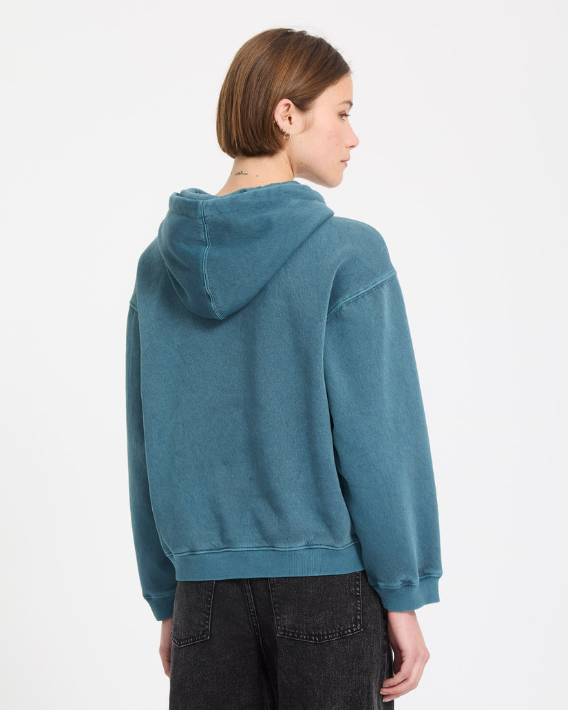 Sudadera Con Capucha Stone Soft - Emerald Green