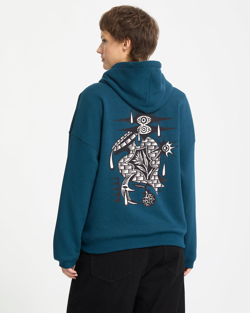 Sudadera Con Capucha Vaderetro - Emerald Green