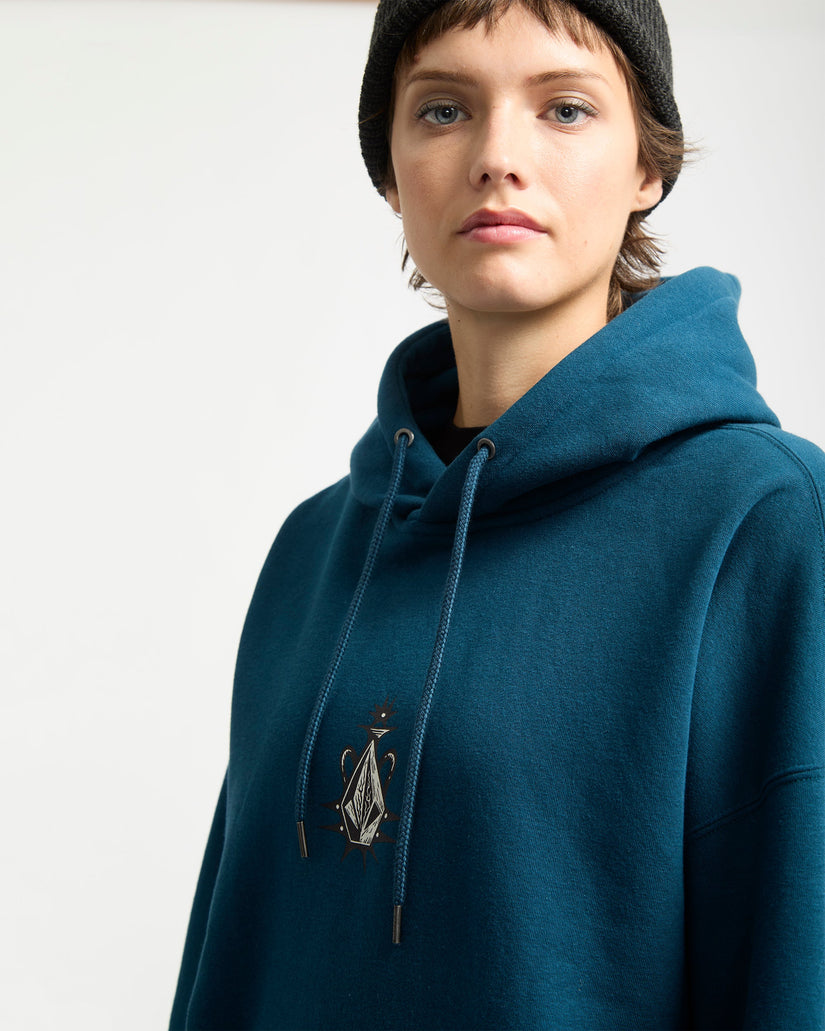Sudadera Con Capucha Vaderetro - Emerald Green