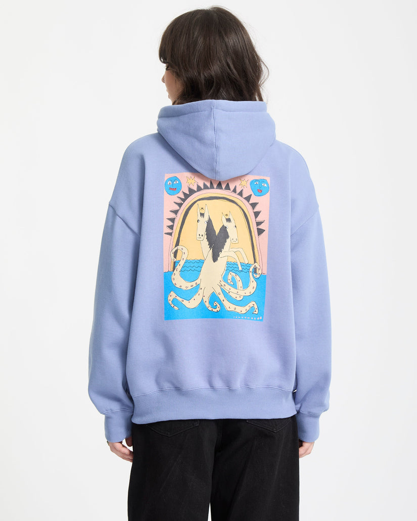 Sudadera Con Capucha Moove On - Carolina Blue