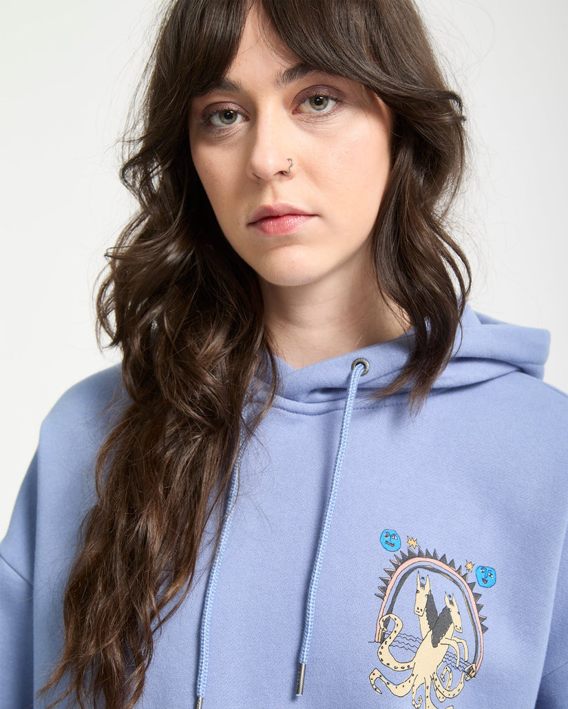 Sudadera Con Capucha Moove On - Carolina Blue