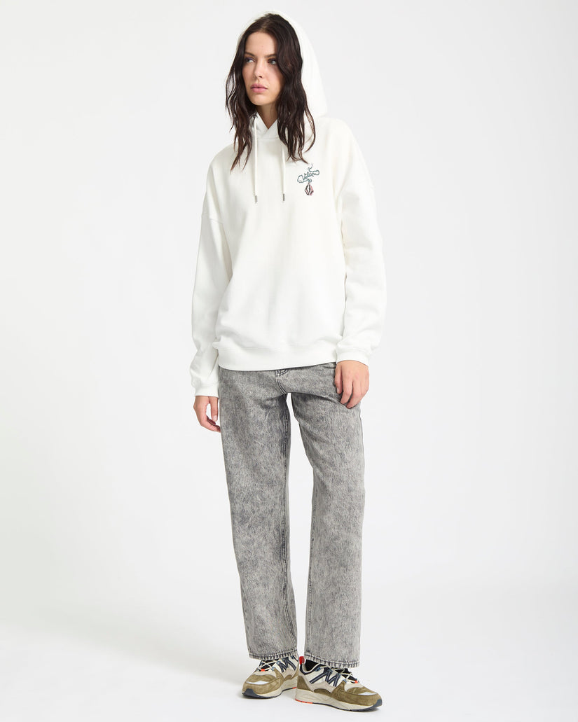 Sudadera Con Capucha Radical Daze - Star White