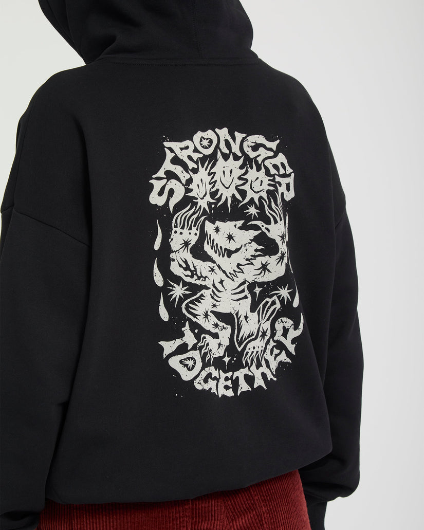 Sudadera con capucha Moove On - Vintage Black