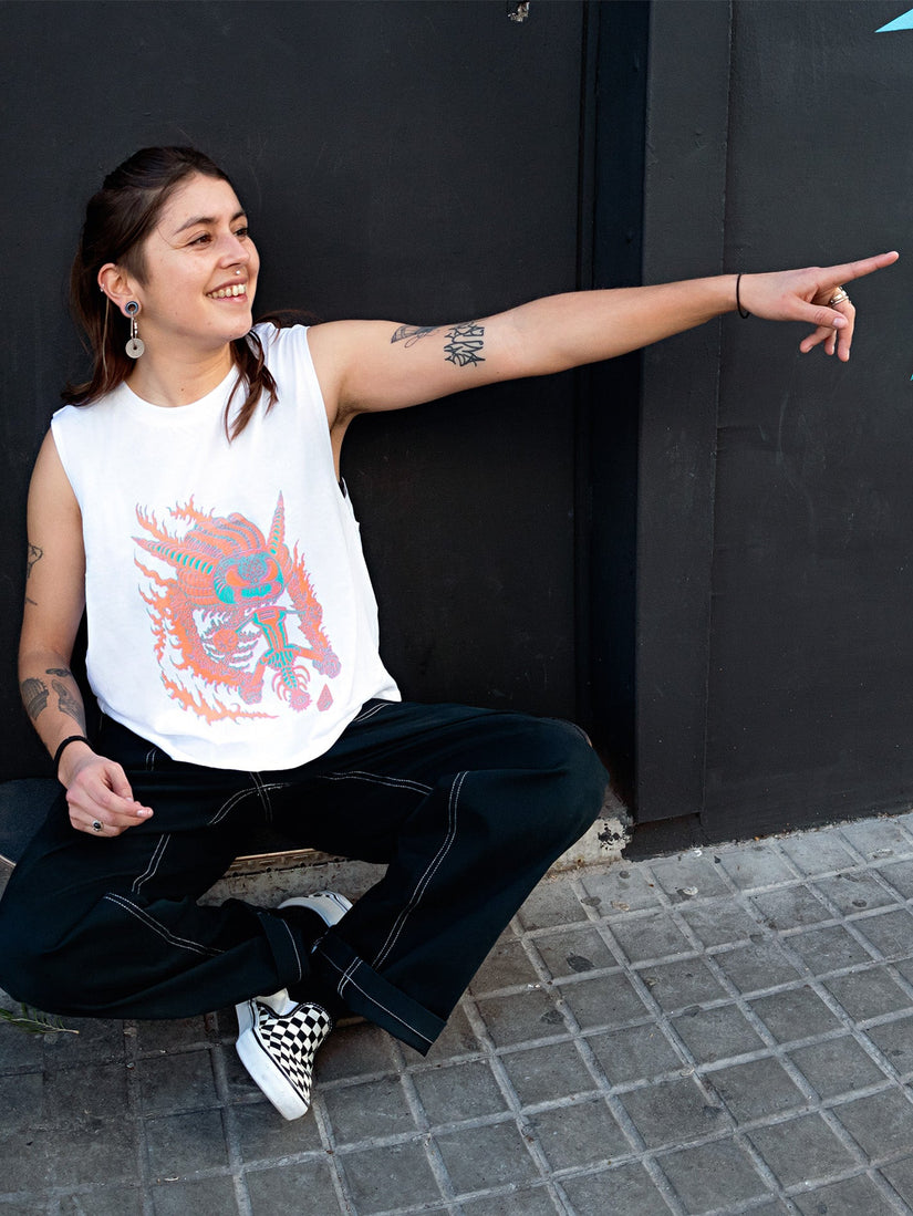 Camiseta sin mangas Tetsunori - WHITE