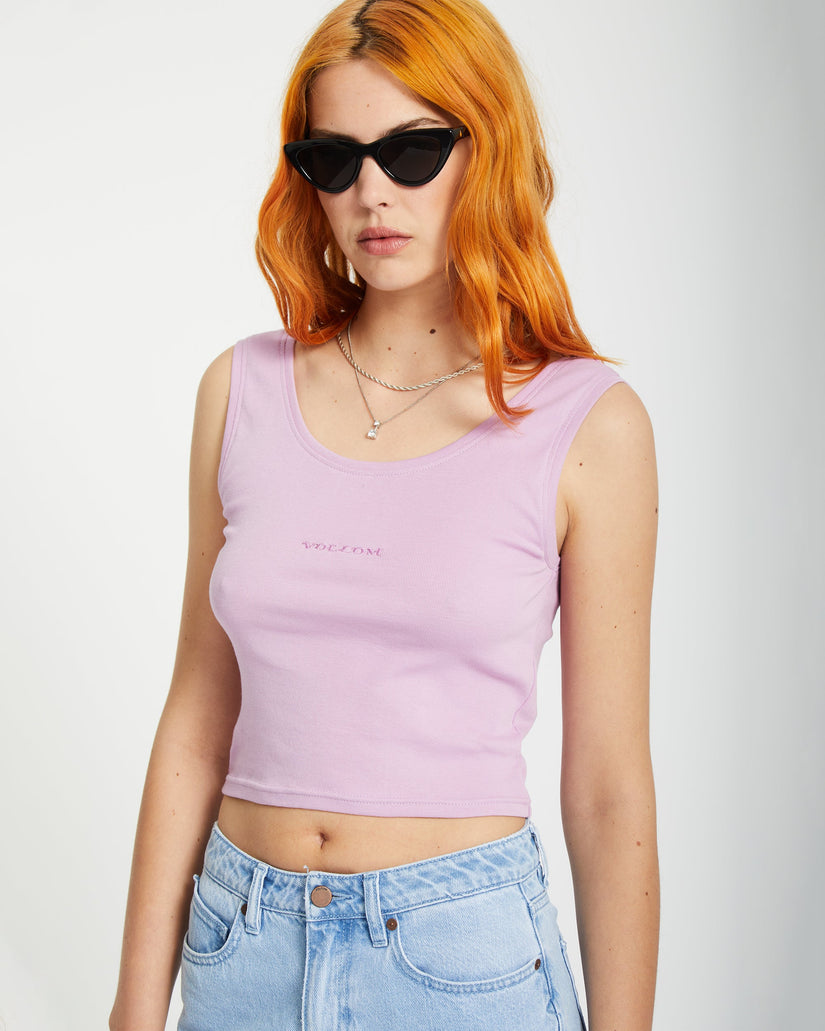 Top sin mangas Volcomstone Tight - IRIS PURPLE