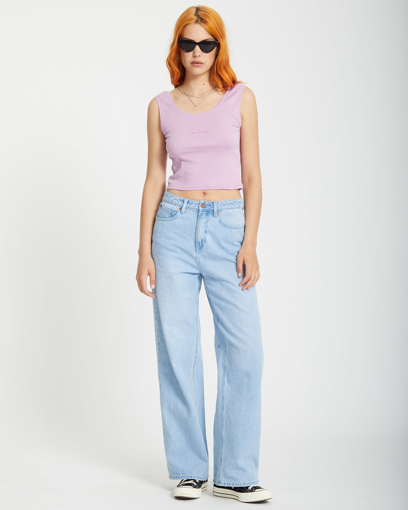 Top sin mangas Volcomstone Tight - IRIS PURPLE