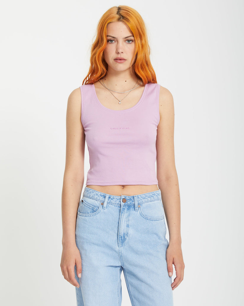 Top sin mangas Volcomstone Tight - IRIS PURPLE