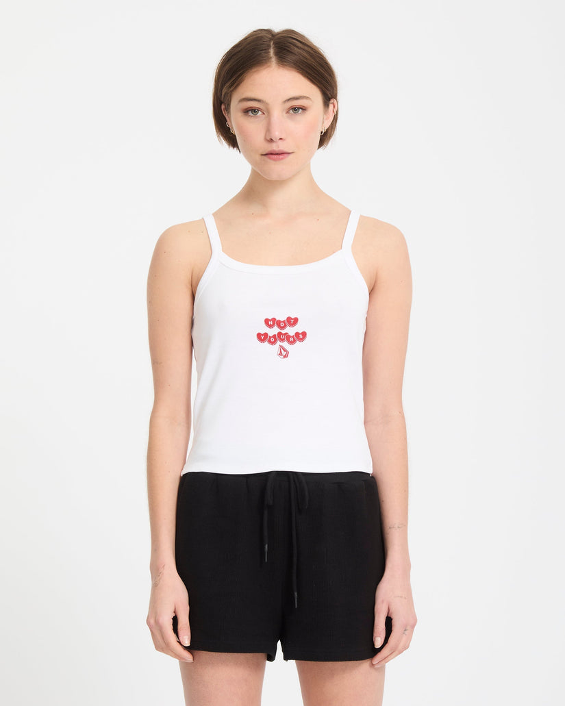 Camiseta sin mangas Trippin - White