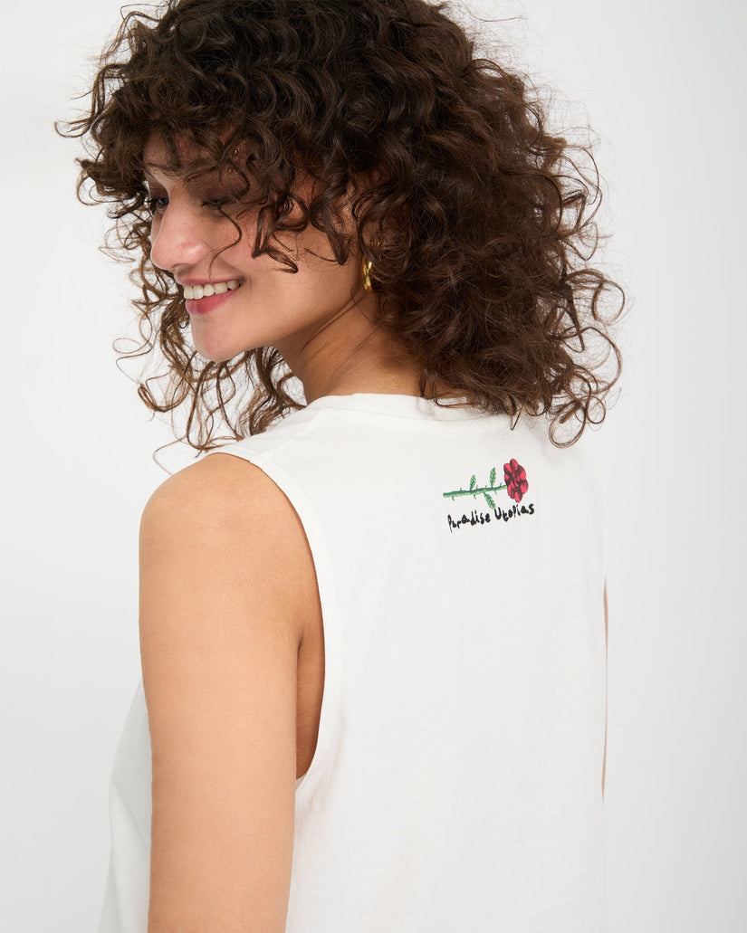 Camiseta sin mangas Mickey Mason - Off White