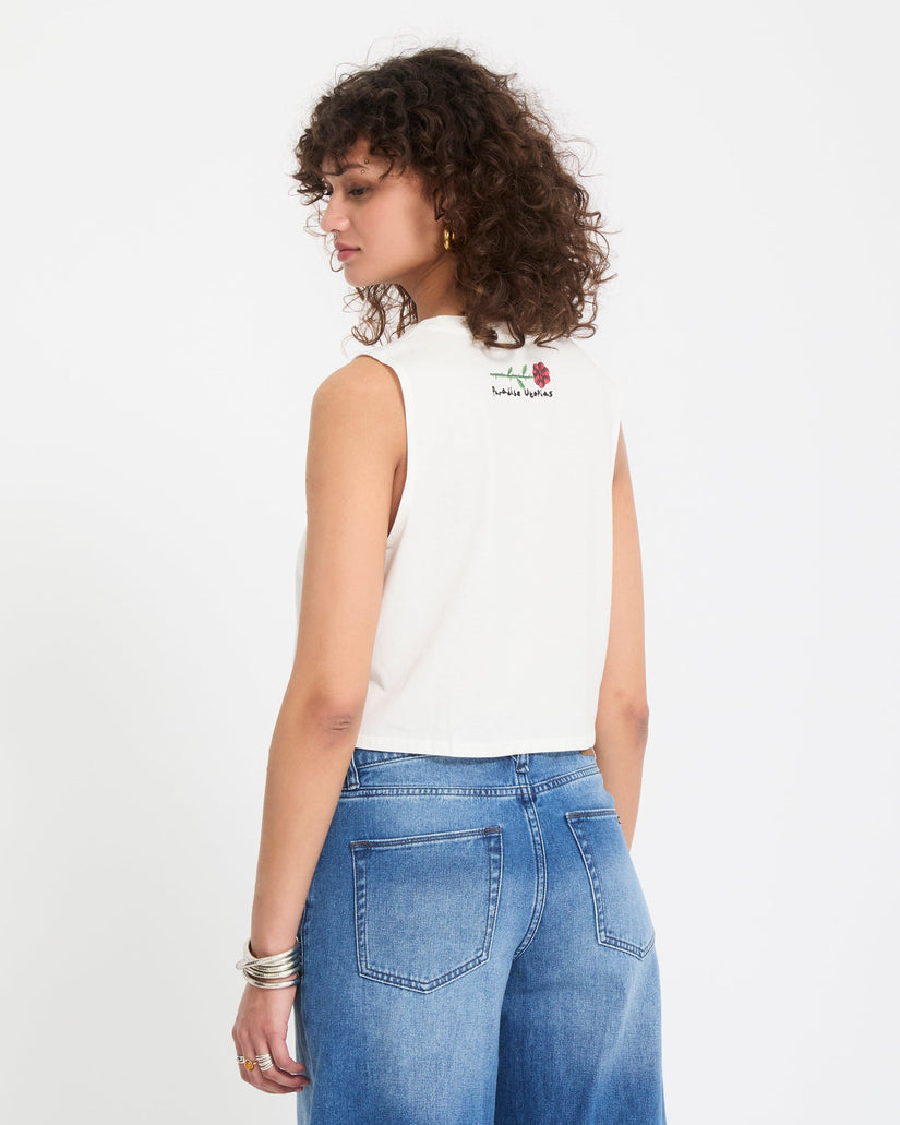 Camiseta sin mangas Mickey Mason - Off White