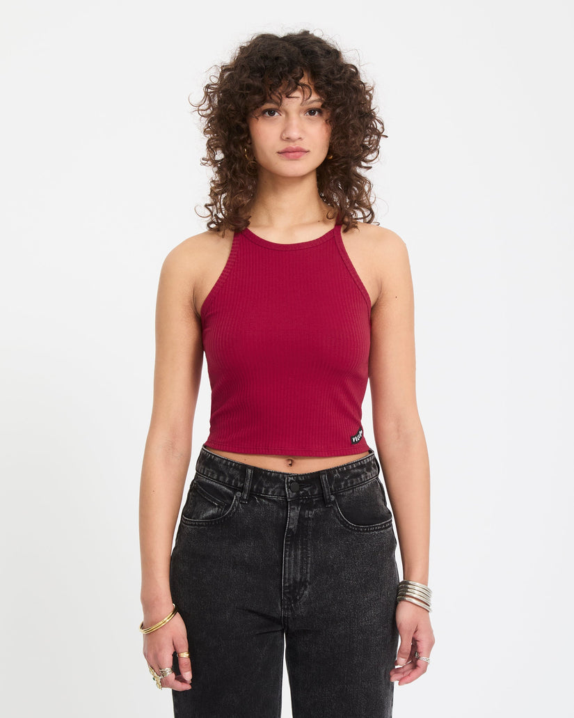 Camiseta sin mangas Leelee - Deep Red