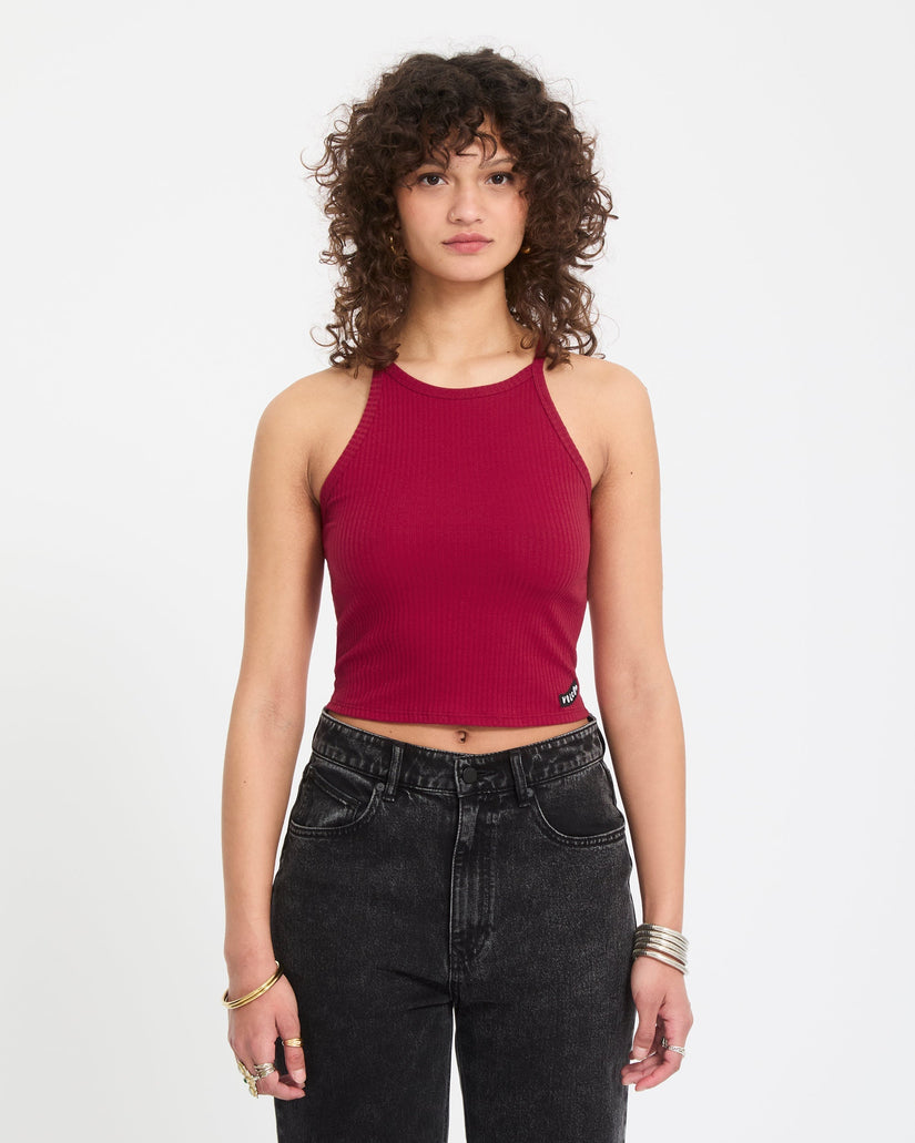 Camiseta sin mangas Leelee - Deep Red