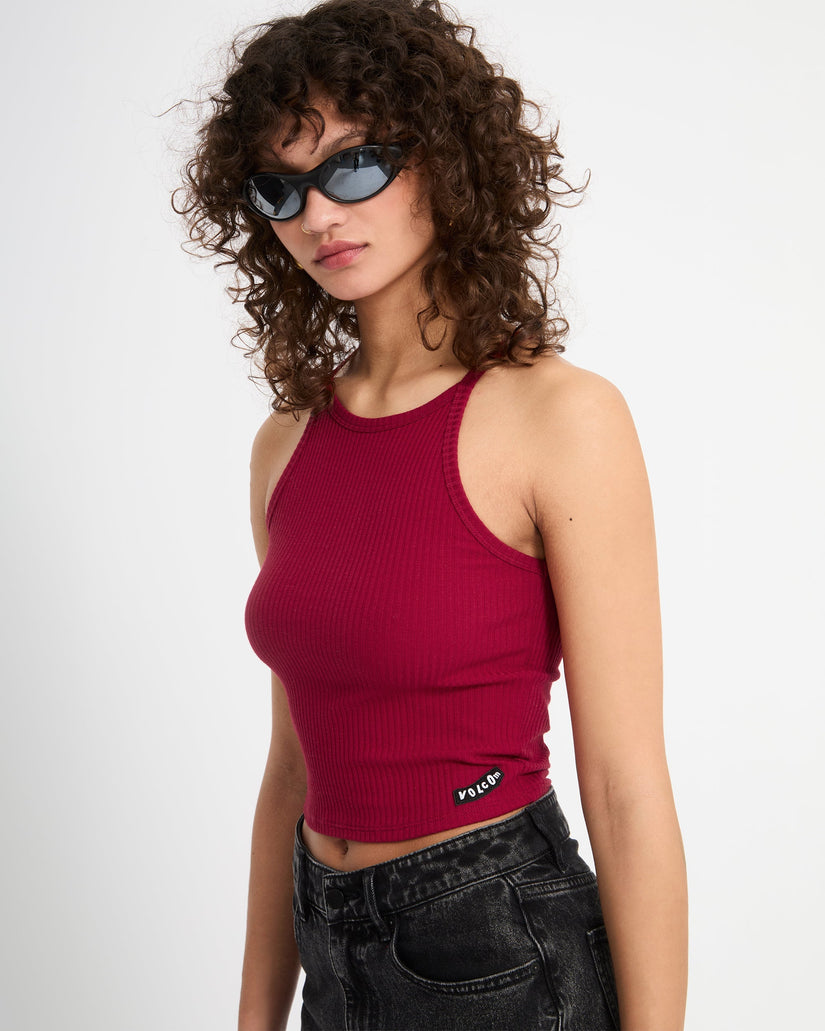 Camiseta sin mangas Leelee - Deep Red