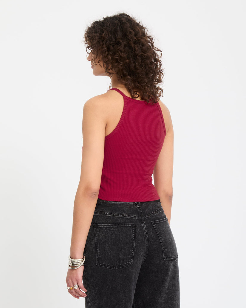 Camiseta sin mangas Leelee - Deep Red