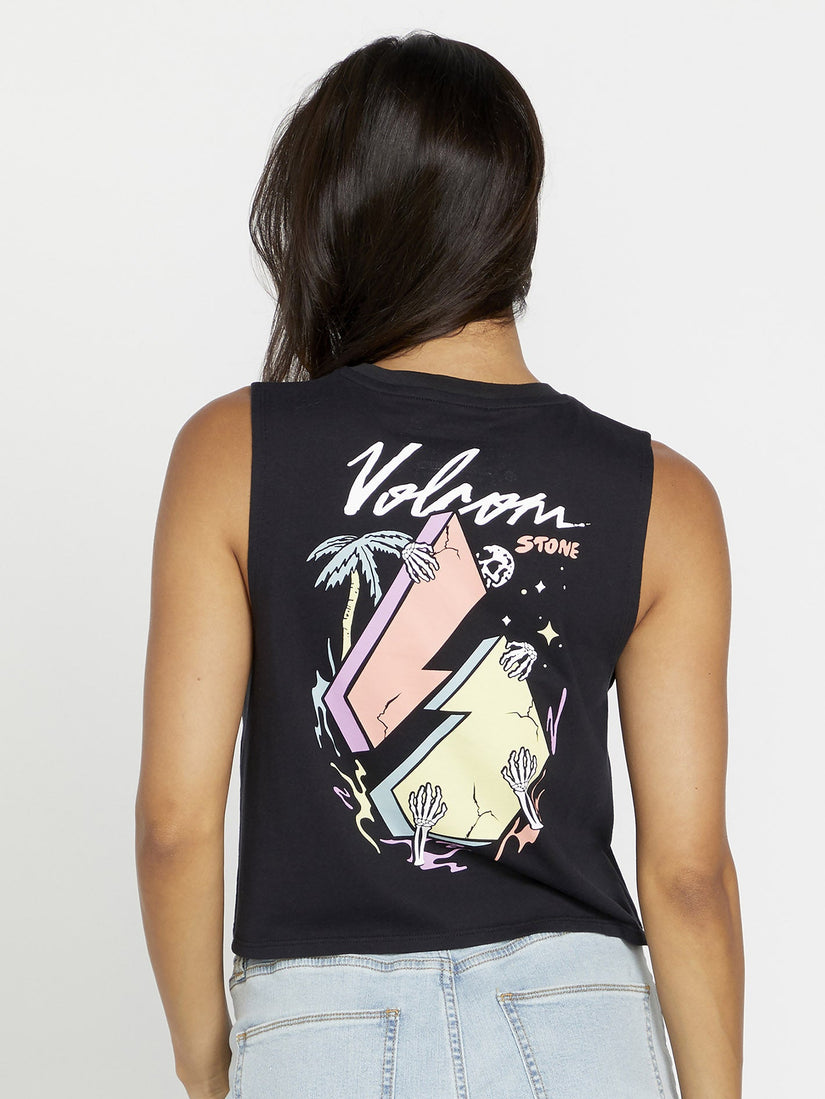 Stone Hour Crop Tank Black Mujer Volcom España