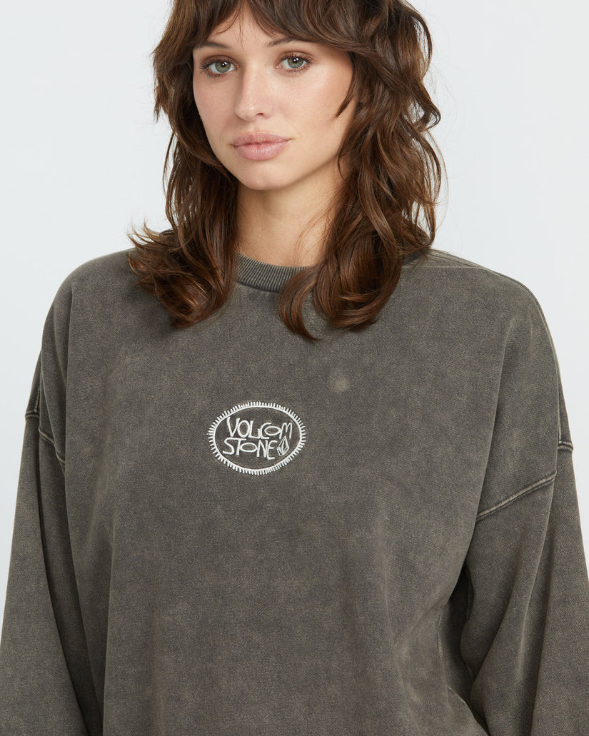 Sudadera Stone - VINTAGE BLACK