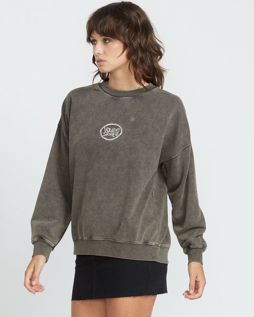 Sudadera Stone - VINTAGE BLACK