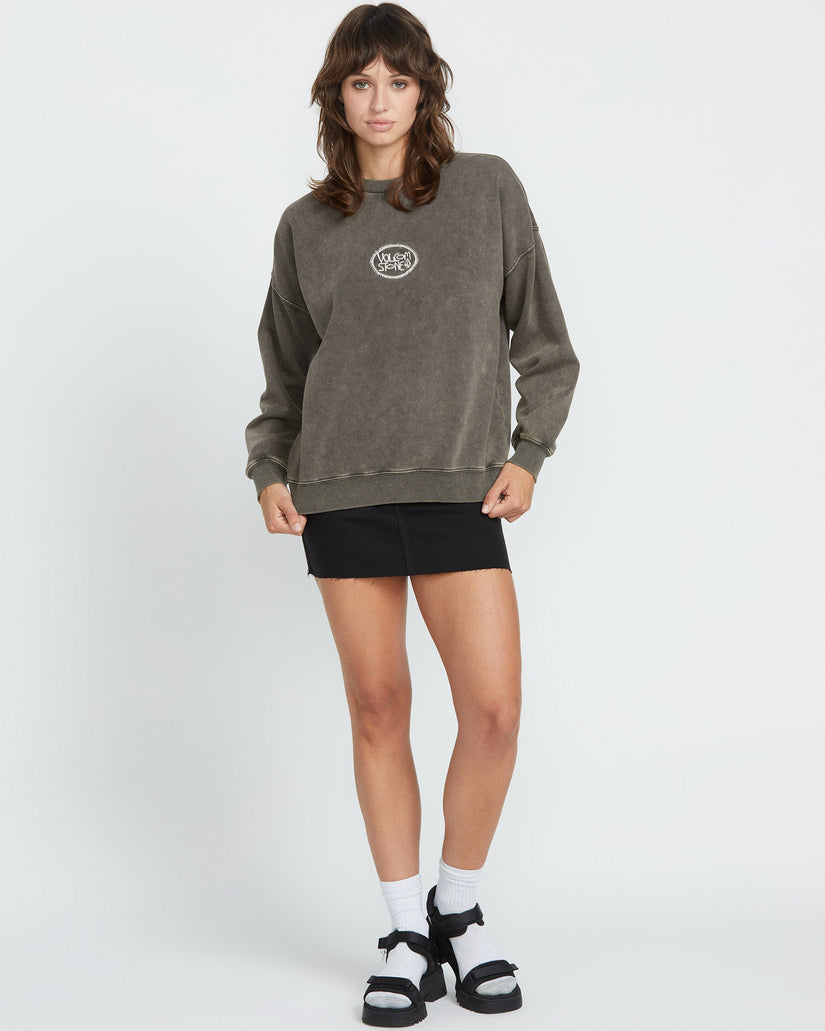 Sudadera Stone - VINTAGE BLACK