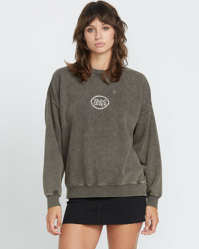 Sudadera Stone - VINTAGE BLACK