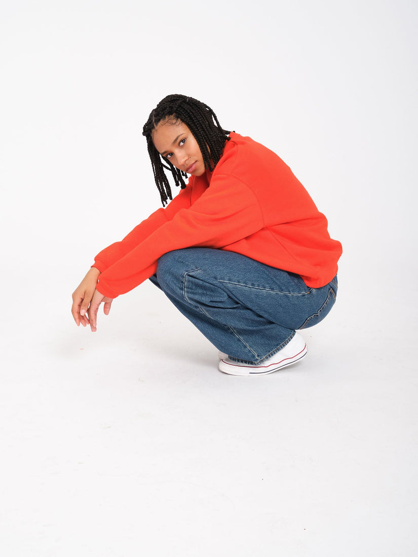 Sudadera Stone Heart Up - Bright Red