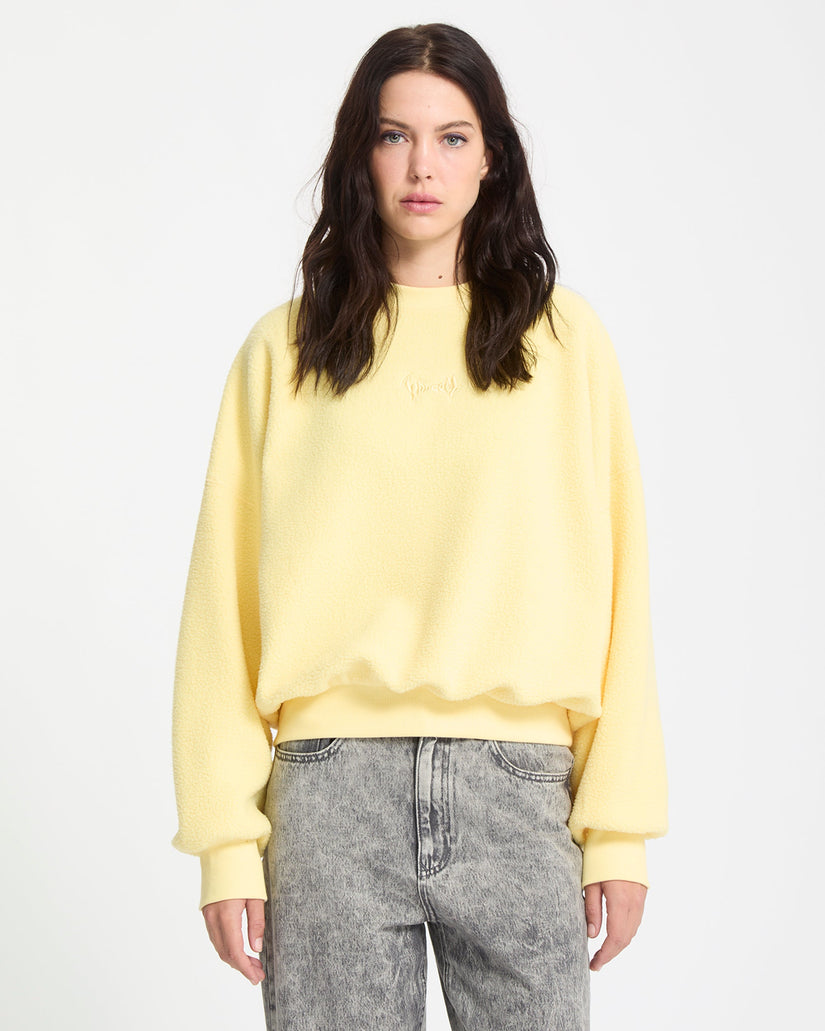 Sudadera Piou Sherpa - Dawn Yellow