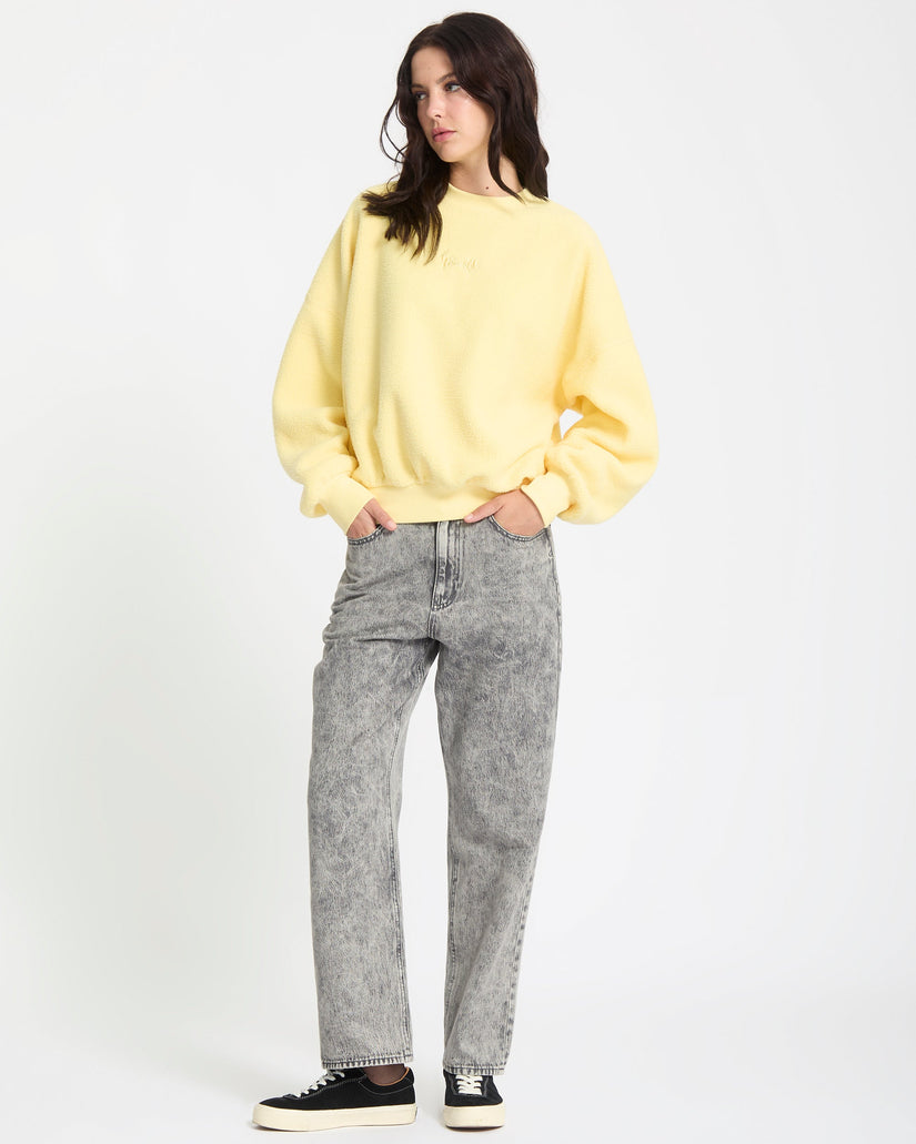 Sudadera Piou Sherpa - Dawn Yellow