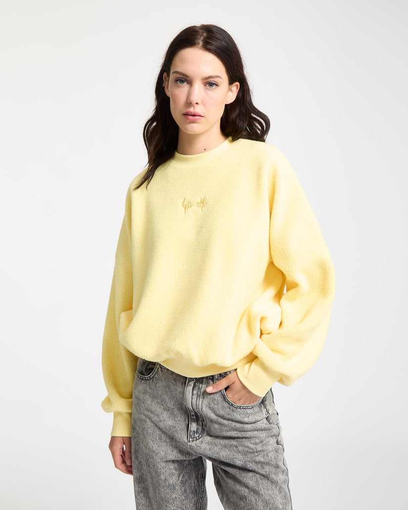 Sudadera Piou Sherpa - Dawn Yellow