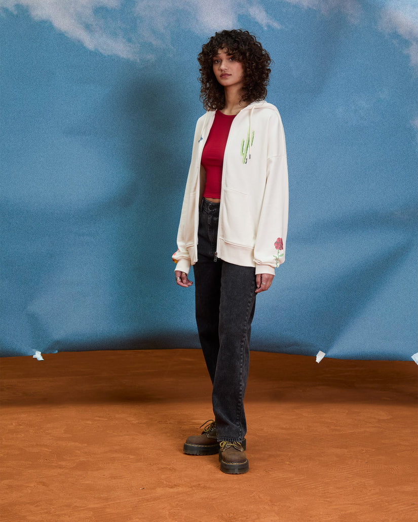Sudadera con capucha y cremallera Mickey Mason - Off White