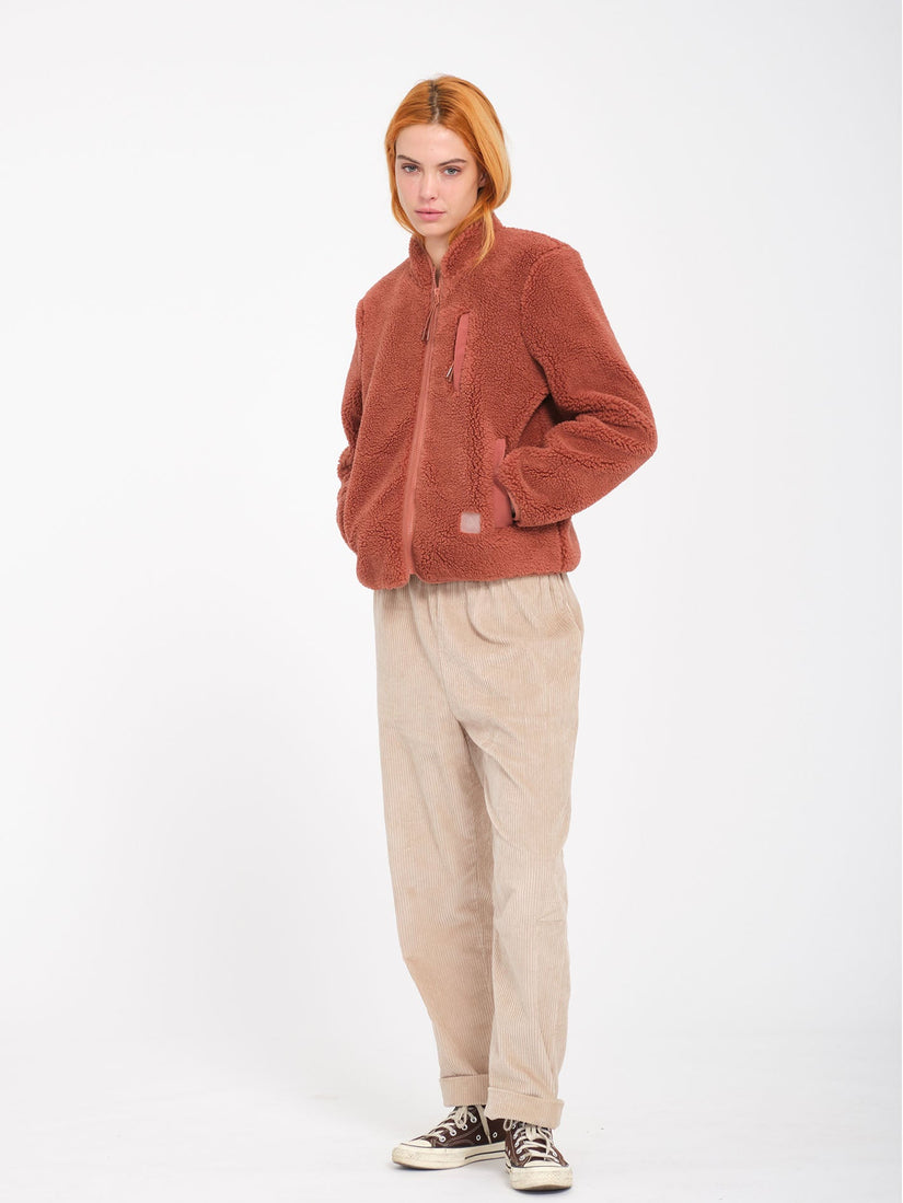 Sudadera Wuzer Fuzzar Sherpa - Chestnut Brown