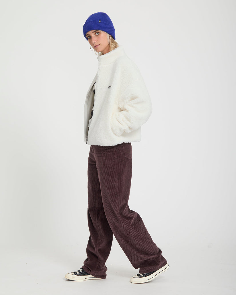 Chaqueta Wylding Out Zip Sherpa - Off White